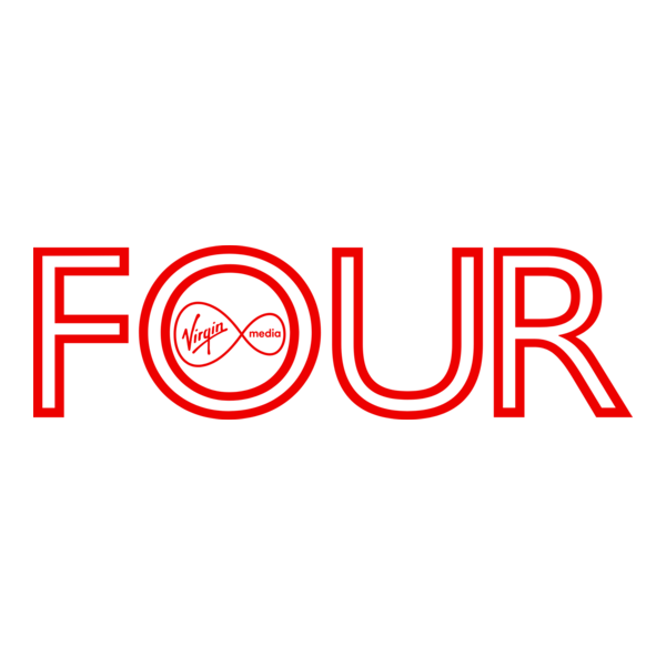 Virgin Media Four Logo PNG Vector