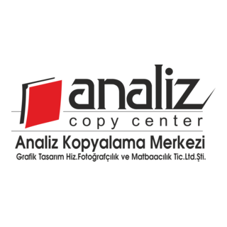 ANALİZ COPY CENTER Logo PNG Vector