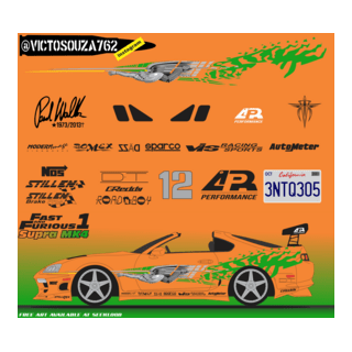 arte supra velozes e furiosos 1 DECAL Logo PNG Vector
