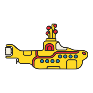 Beatles: Yellow Submarine Album Logo PNG Vector