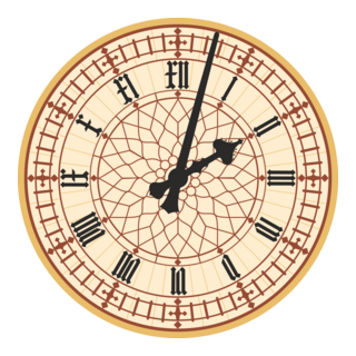 Big Ben Clock Logo PNG Vector