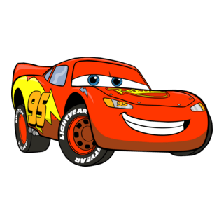 Disney's Cars: Lightning McQueen Logo PNG Vector