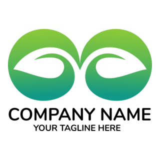 Double Leaves Company Logo PNG Vector