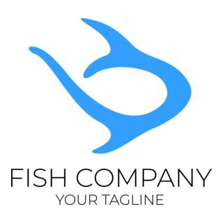 Fish Company Logo PNG Vector