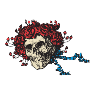 Grateful Dead: Skull & Rose Logo PNG Vector