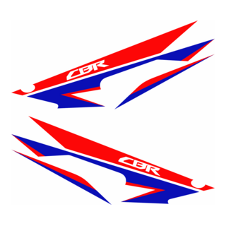 Honda Cbr 500r 2014 Lateral Logo PNG Vector