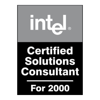 Intel Certified Solutions Consultant Logo PNG Vector