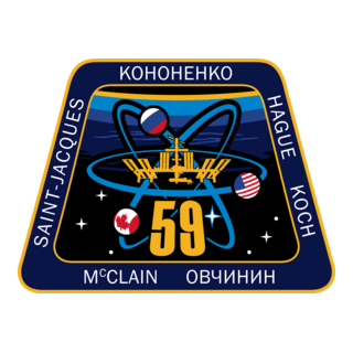 ISS Expedition 59 Logo PNG Vector
