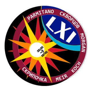 ISS Expedition 61 Logo PNG Vector