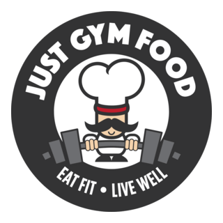 Just Gym Food Logo PNG Vector