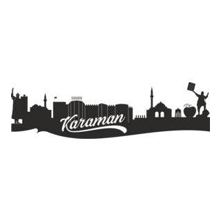 Karaman Silüet Logo PNG Vector