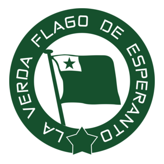 La verda flago de Esperanto Logo PNG Vector