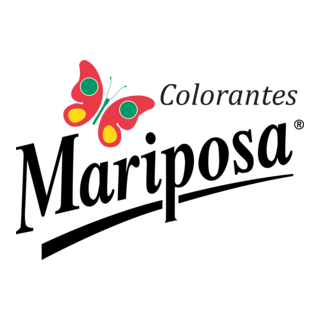 Mariposa Colorantes Logo PNG Vector