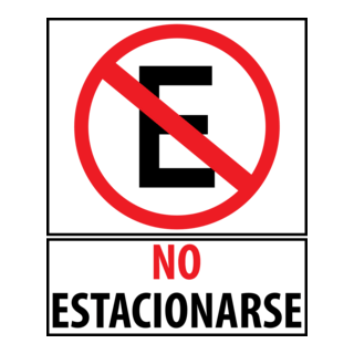 No estacionarse Logo PNG Vector