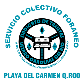 SERVICIO COLECTIVO PLAYA DEL CARMEN VANES Logo PNG Vector