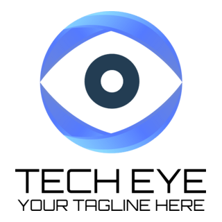 Tech Eye Company Logo PNG Vector