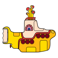 Beatles: Yellow Submarine Album Logo PNG Vector