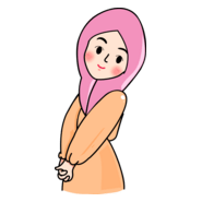 Beautiful Islamic Girl Logo PNG Vector