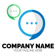 Chat Box Company Logo PNG Vector