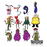 Corage El Perro Cobarde Logo PNG Vector