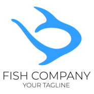 Fish Company Logo PNG Vector