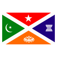 Flag of Asia Logo PNG Vector