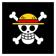 One Piece - Mugiwara Flag Logo PNG Vector