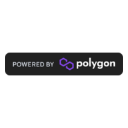 Powered by Polygon (MATIC) Logo PNG Vector