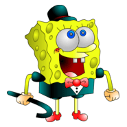 SpongeBob Showman Logo PNG Vector