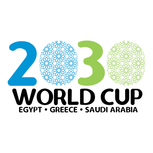 2030 World Cup Egypt Greece Saudi Arabia Logo PNG Vector