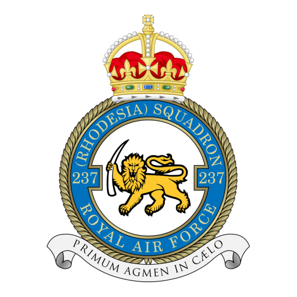 237 Squadron of the Royal Air Force Logo PNG Vector