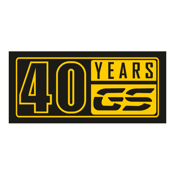 40 YEARS GS Logo PNG Vector