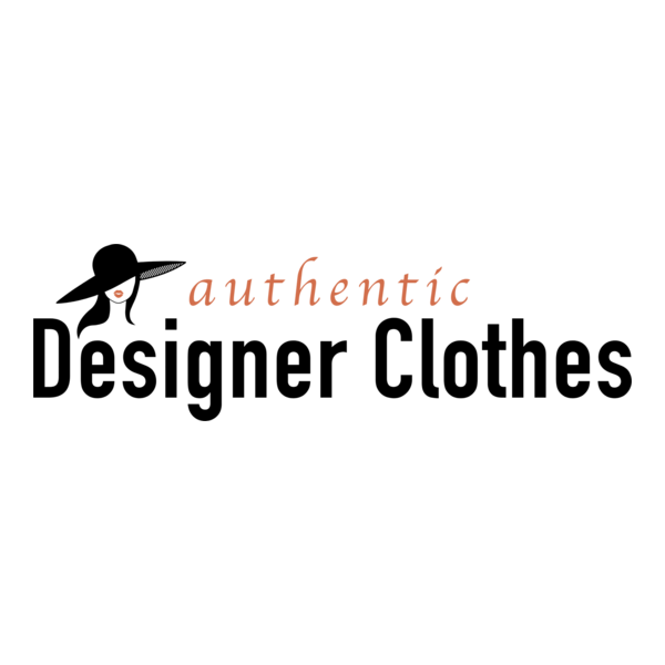 Authentic Designer Clothes Logo PNG Vector