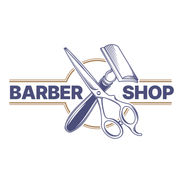 Barber Shop Logo PNG Vector