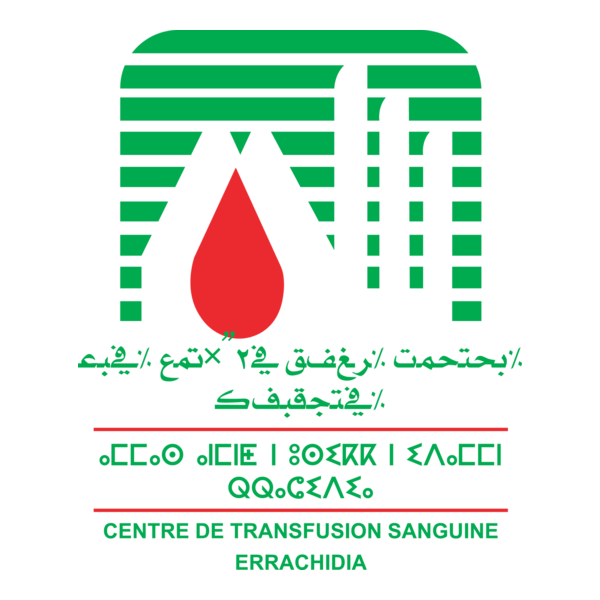 Centre de transfusion sanguine ERRACHIDIA Logo PNG Vector