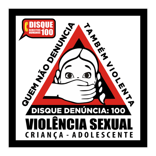 DISQUE DENÚNCIA VIOLÊNCIA SEXUAL INFANTIL MG Logo PNG Vector