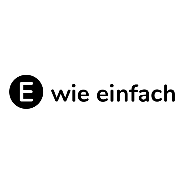 E wie einfach Logo PNG Vector