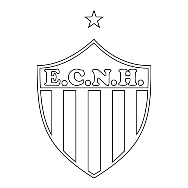 Esporte Clube Novo Hamburgo para Colorir Logo PNG Vector