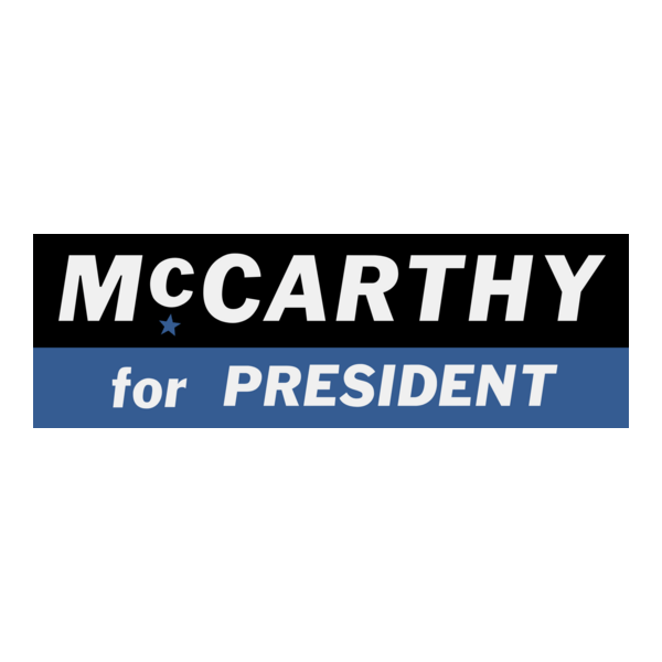 Eugene McCarthy 1968 presidential campaign Logo PNG Vector
