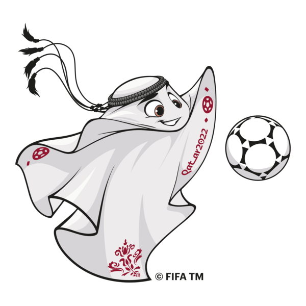 FIFA World Cup 2022 Mascot La’eeb Logo PNG Vector