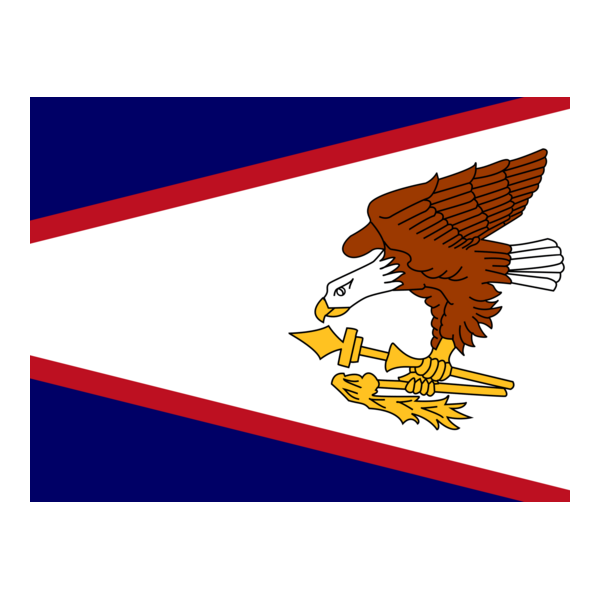 Flag of American Samoa Logo PNG Vector