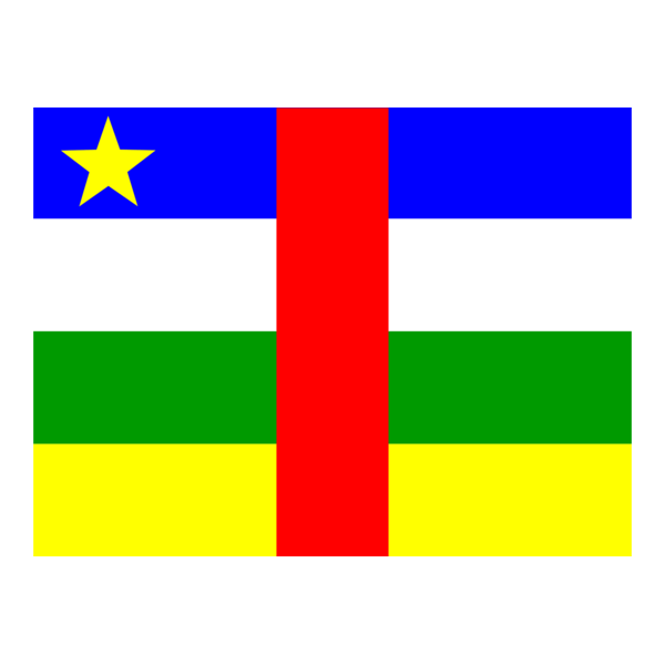 Flag of Central African Republic Logo PNG Vector