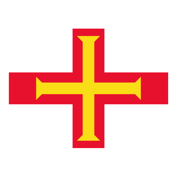 Flag of Guernsey Logo PNG Vector