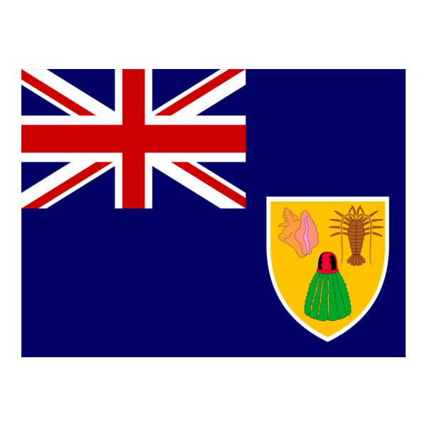 Flag of Turks and Caicos Islands Logo PNG Vector