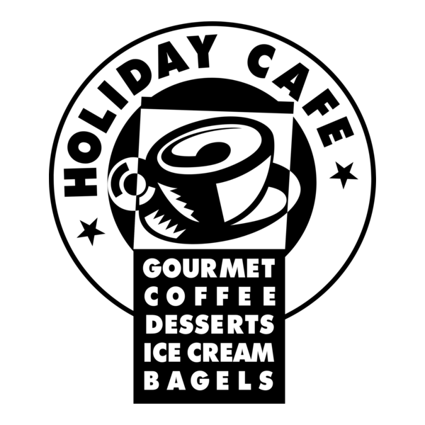 Holiday Cafe Logo PNG Vector