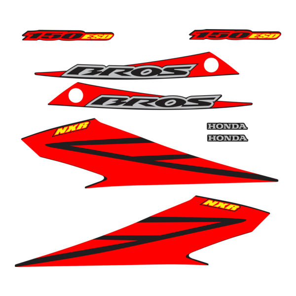 HONDA BROS 150esd 2008 ADESIVO Logo PNG Vector