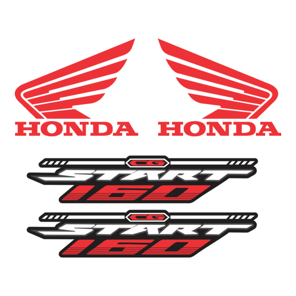 HONDA CG START 160 Logo PNG Vector