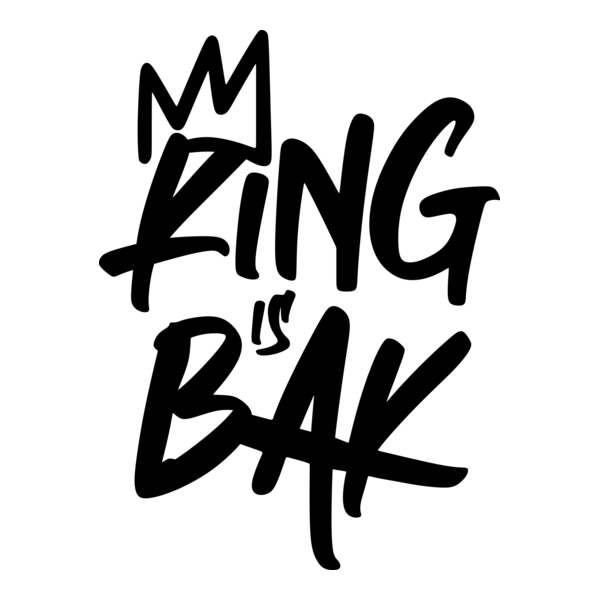 KING IS BAK Logo PNG Vector