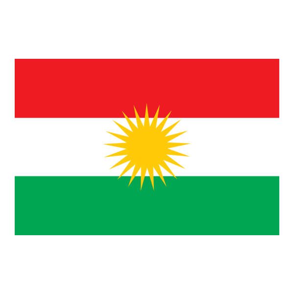 Kurdistan Flag Logo PNG Vector