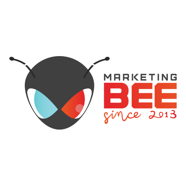 Marketing Bee Logo PNG Vector